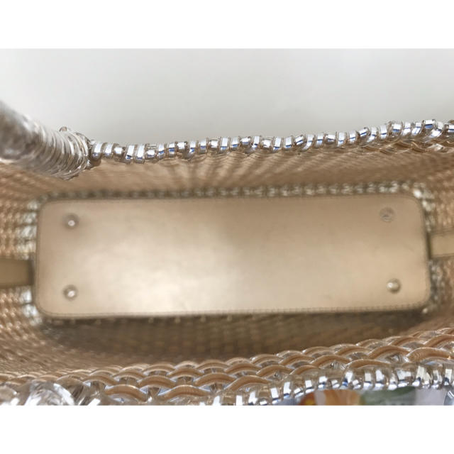 ANTEPRIMA(アンテプリマ)のめかぶ様❤️美品 レア イントレッチオ アーリア/シルバー×シルバーゴールド レディースのバッグ(ハンドバッグ)の商品写真