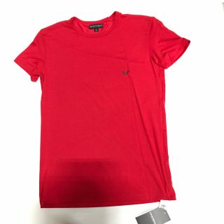 エンポリオアルマーニ(Emporio Armani)の未使用品 アルマーニ メンズTシャツ サイズM レッド(Tシャツ/カットソー(半袖/袖なし))