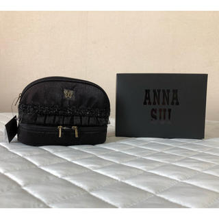 アナスイ(ANNA SUI)のお値下げしました‼︎☆ アナスイ ポーチ ２段ポーチ ブラック ☆(ポーチ)