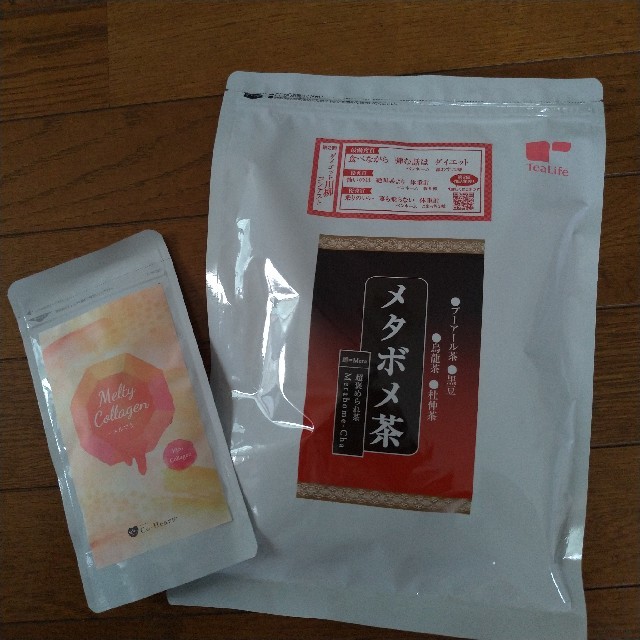 Tea Life(ティーライフ)のティーライフ　メタボメ茶／コハルト　フィッシュコラーゲン 食品/飲料/酒の健康食品(健康茶)の商品写真