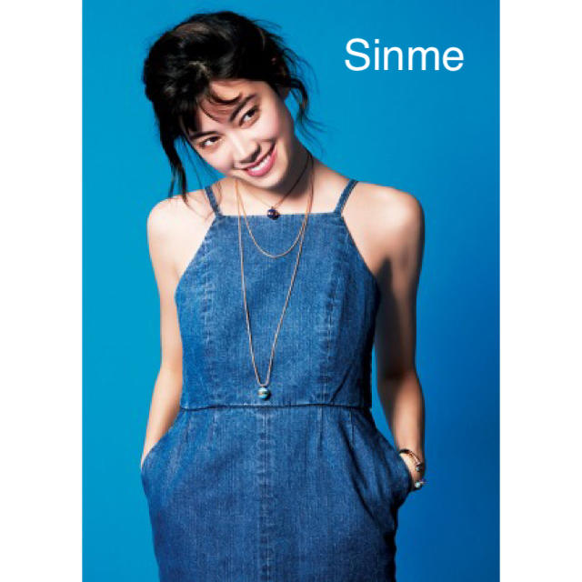 IENA(イエナ)の専用 Sinme デニムワンピース シンメ レディースのワンピース(ロングワンピース/マキシワンピース)の商品写真