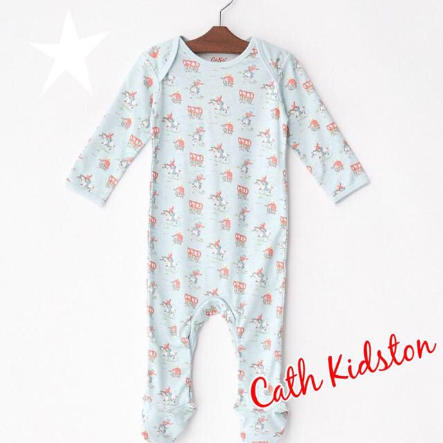 Cath Kidston(キャスキッドソン)のよっち様専用 キャスキッドソン ロンパース キッズ/ベビー/マタニティのベビー服(~85cm)(ロンパース)の商品写真