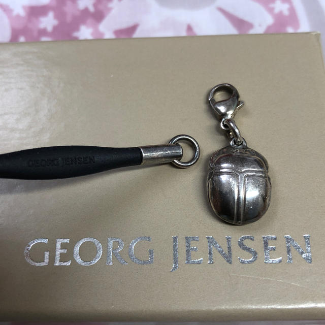 希少 美品 スカラベ ネックレス ジョージ ジェンセン/GEORG JENSEN