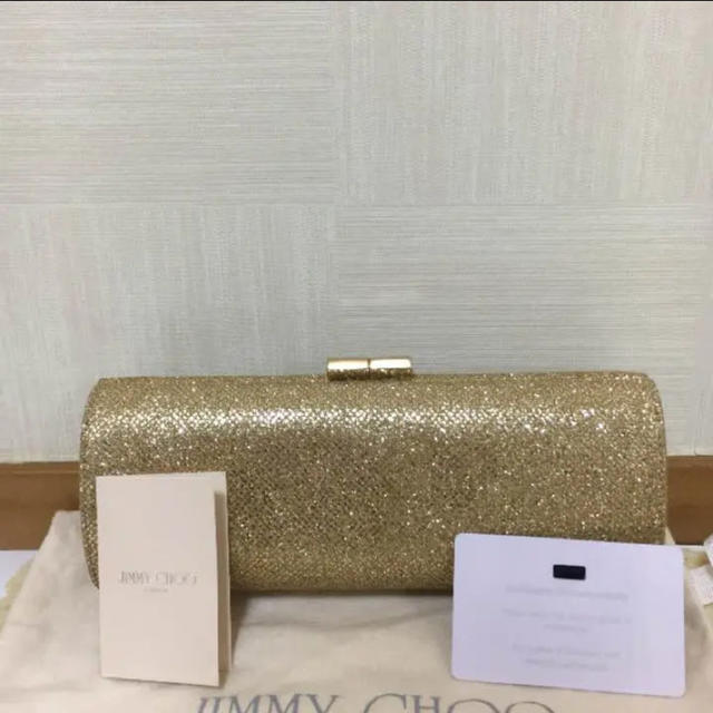 JIMMY CHOO(ジミーチュウ)のジミーチュウ クラッチバッグ＊ゴールド レディースのバッグ(クラッチバッグ)の商品写真