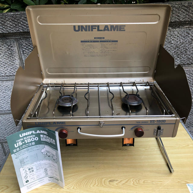 UNIFLAME   UNIFLAME ツーバーナー ＆キッチンスタンド おまけ付き