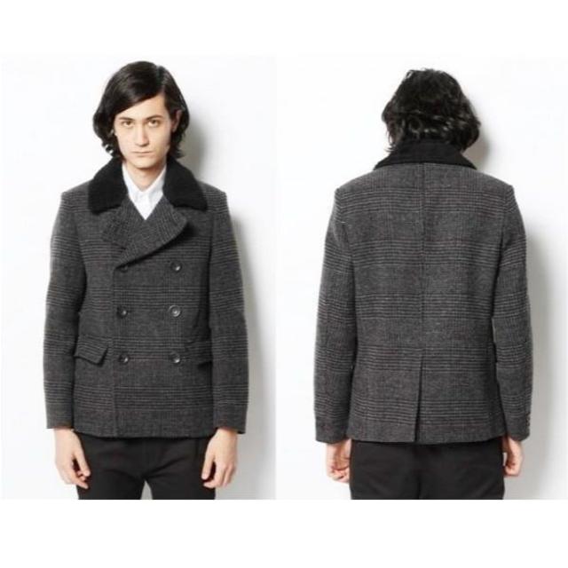 定価5.1万 ラウンジリザード シンサレート ボア メルトン Pコート メンズのジャケット/アウター(ピーコート)の商品写真