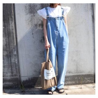 ザラ(ZARA)の新品❤️S Laulea デニムオールインワン サロペット ZARA (サロペット/オーバーオール)