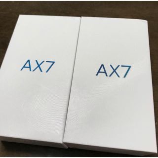 バラ売り可 oppo ax7 ブルー２台