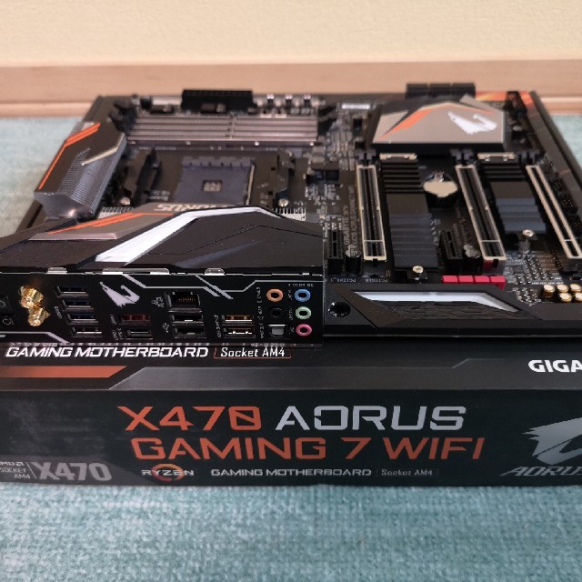 x470 AORUS GAMING7 wifi (rev1.0) zen2 ok スマホ/家電/カメラのPC/タブレット(PCパーツ)の商品写真