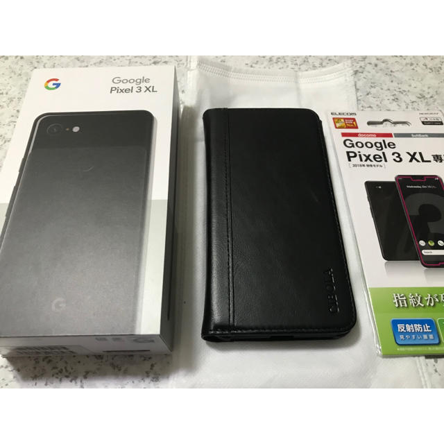 新品☆Pixel3 XL 128GB ブラック☆SIMロック解除スミ