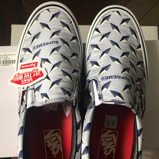 VANS X SUPREME スリッポン | JP 27cm/US 9