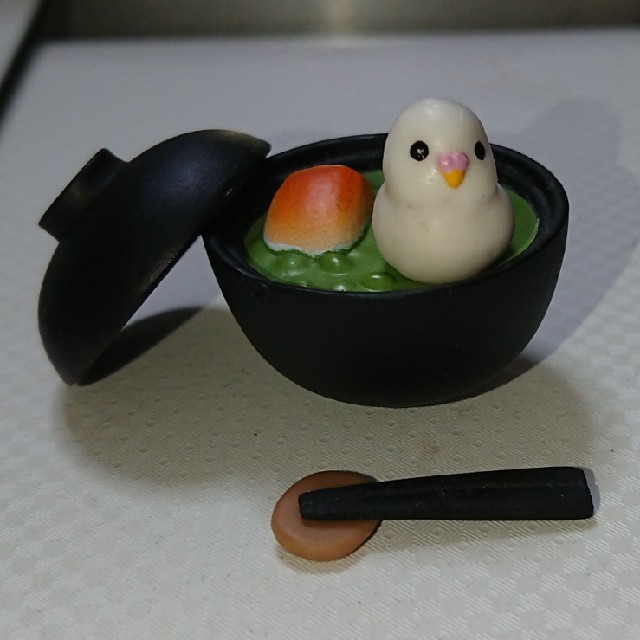 ガチャガチャ 文鳥 抹茶ぜんざい エンタメ/ホビーのフィギュア(その他)の商品写真