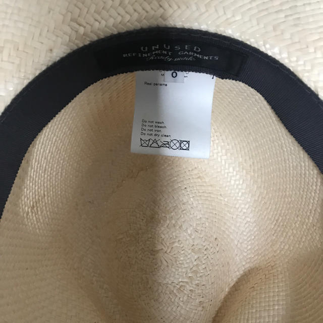 UNUSED(アンユーズド)のUNUSED PANAMA HAT NATURAL パナマ ハット  メンズの帽子(ハット)の商品写真