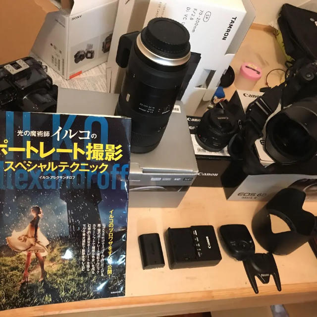 Canon - eos 6d mark2 レンズ、バック、ストロボ、三脚セットの通販 by