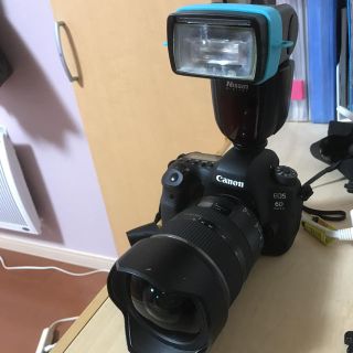 キヤノン(Canon)のeos 6d mark2 レンズ、バック、ストロボ、三脚セット(デジタル一眼)