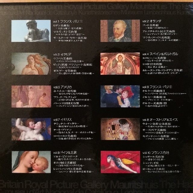 DVD 世界美術館紀行 全10巻 1