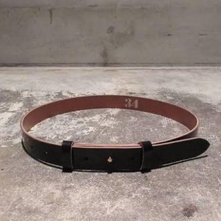 サンシー(SUNSEA)のSUNSEA LEATHER BELT GLASS レザー ベルト(ベルト)