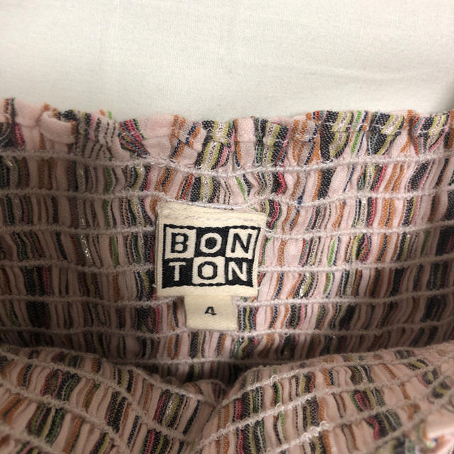 Bonpoint(ボンポワン)のボントン bonton  今期ワンピース 新品・未使用 キッズ/ベビー/マタニティのキッズ服女の子用(90cm~)(ワンピース)の商品写真