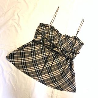 バーバリーブルーレーベル(BURBERRY BLUE LABEL)の♡超美品♡ バーバリーブルーレーベル キャミソール 【新品・未使用】(キャミソール)