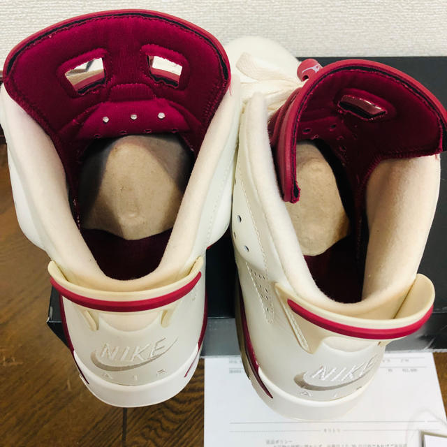 NIKE(ナイキ)の28 JORDAN6 マルーン MAROON メンズの靴/シューズ(スニーカー)の商品写真