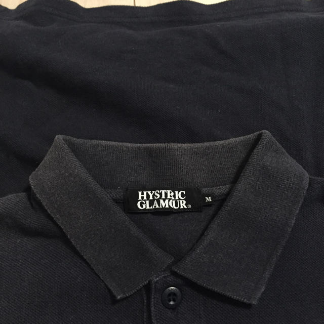 HYSTERIC GLAMOUR(ヒステリックグラマー)のヒステリックグラマー ポロシャツ紺 メンズのトップス(ポロシャツ)の商品写真