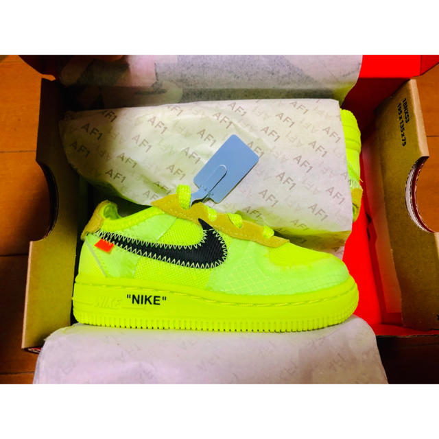 Off White Nike Air Force1 Toddler 新品未使用スニーカー