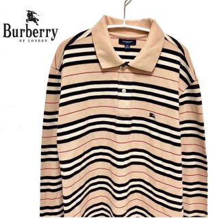 バーバリー(BURBERRY)のバーバリー 長袖ポロシャツ メンズXL(ポロシャツ)