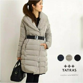 TATRAS - TATRAS タトラス ダウンコート サイズ2 ベージュ ショール