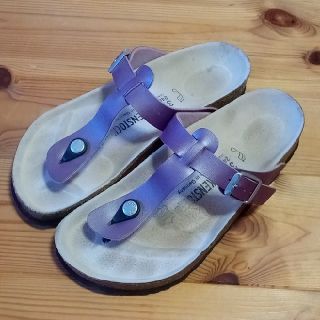 ビルケンシュトック(BIRKENSTOCK)のビルケンシュトック メディナ 24cm (37) パープル(サンダル)