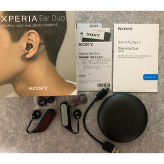 ソニー(SONY)のXperia Ear Duo 中古品(ヘッドフォン/イヤフォン)