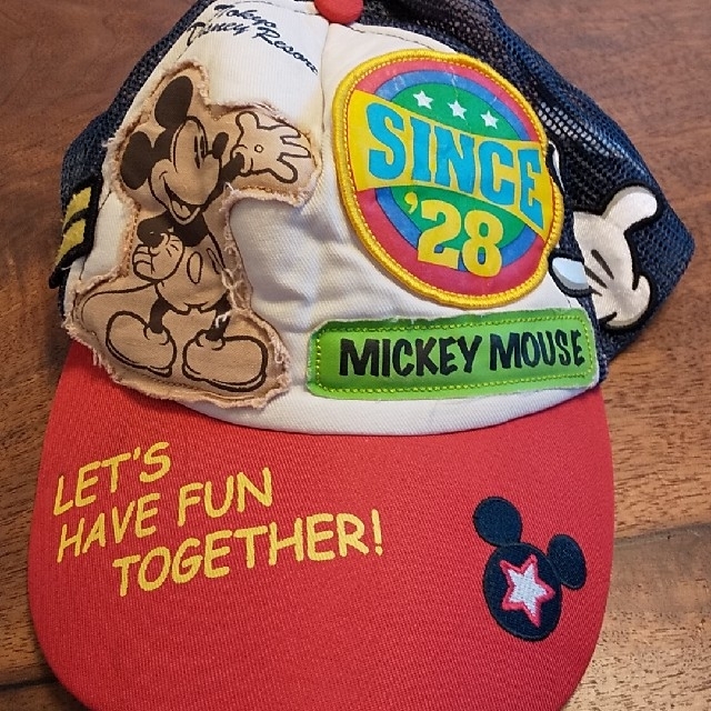 Disney(ディズニー)のkids cap ミッキーマウス キッズ/ベビー/マタニティのこども用ファッション小物(帽子)の商品写真