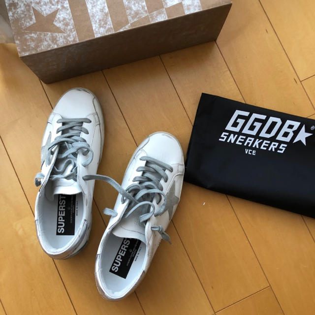 【ほぼ未使用】golden goose  レザースニーカー 白