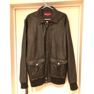 シュプリーム(Supreme)の supreme leather jacket シュプリーム レザージャケット(レザージャケット)