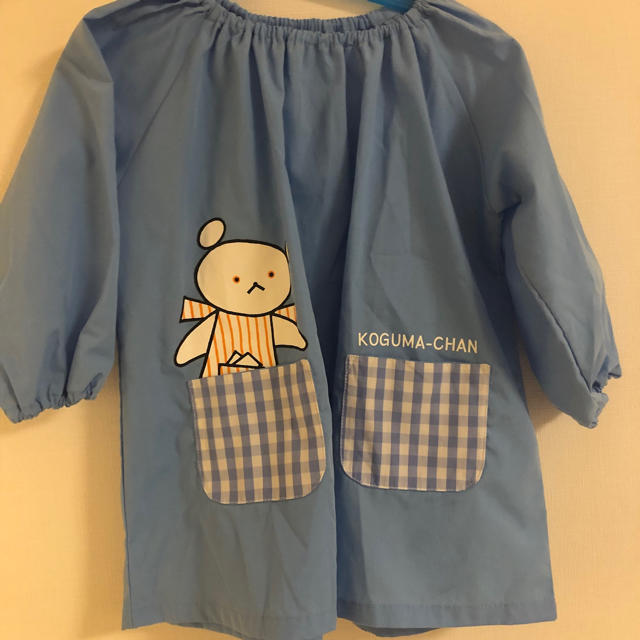 しろくまちゃん  スモック キッズ/ベビー/マタニティのキッズ服男の子用(90cm~)(その他)の商品写真