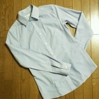 ユニクロ(UNIQLO)のストライプ  長袖シャツ(シャツ/ブラウス(長袖/七分))