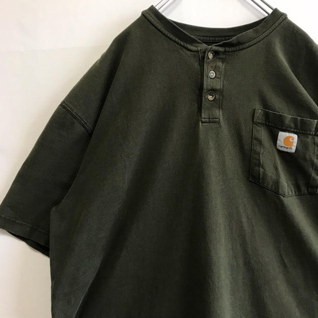 カーハート Carhartt ヘンリー ネック ポケット Tシャツ