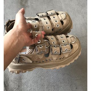 バレンシアガ(Balenciaga)のEytys スタッズ サンダル スウェード 25.5 (サンダル)