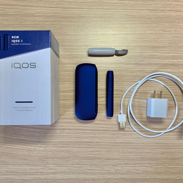 Philip Morris(フィリップモリス)のiQOS3 ステラブルー 美品 メンズのファッション小物(タバコグッズ)の商品写真