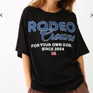 ロデオクラウンズ(RODEO CROWNS)のロデオ Tシャツ ブラック(Tシャツ(半袖/袖なし))