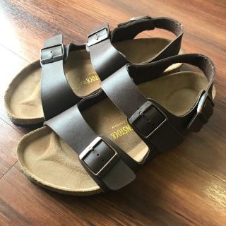 ビルケンシュトック(BIRKENSTOCK)のビルケンシュトック サンダル ミラノ 41 26.5cm ブラウン ビルコフロー(サンダル)