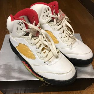 ナイキ(NIKE)のナイキ NIKE AIR Jordan5 fire  red 27.5cm(スニーカー)