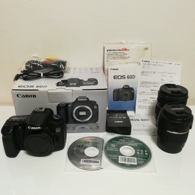 Canon EOS60D本体+TAMRONレンズ2本セット 【訳あり】 alaskataxlady.com