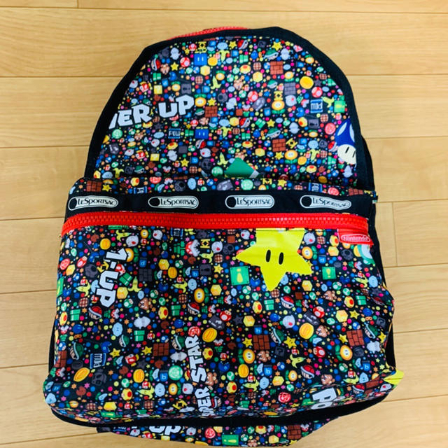 LeSportsac(レスポートサック)のレスポートサック マリオ コラボ リュック エンタメ/ホビーのおもちゃ/ぬいぐるみ(キャラクターグッズ)の商品写真