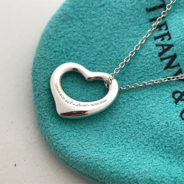 メーカー公式ショップ】 Tiffanyオープンハート ネックレス 美品 - www