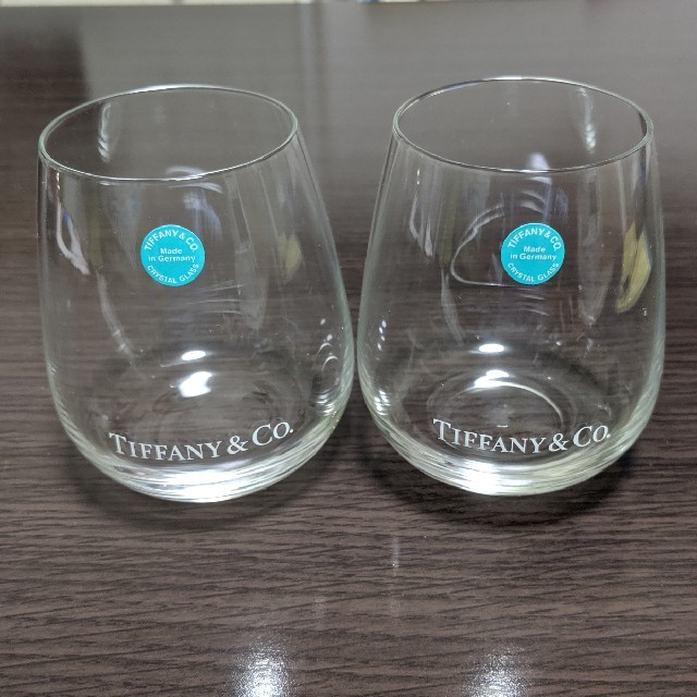 Tiffany & Co.(ティファニー)の【未使用】TIFFANY タンブラー×2 容量約200ml  インテリア/住まい/日用品のキッチン/食器(タンブラー)の商品写真