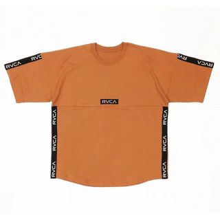 ルーカ(RVCA)の残り1点 オレンジS 人気 メンズ レディース ビッグシルエット 半袖Tシャツ(Tシャツ/カットソー(半袖/袖なし))