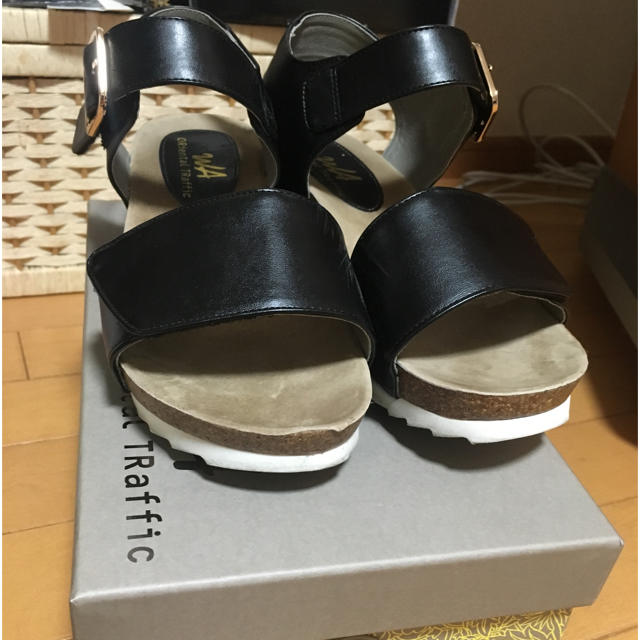 ORiental TRaffic(オリエンタルトラフィック)の【美品♡】黒 サンダル レディースの靴/シューズ(サンダル)の商品写真
