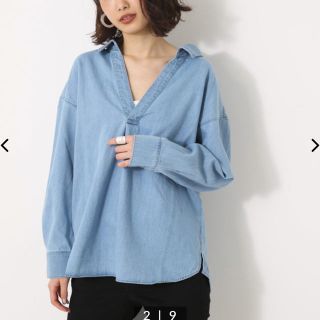 アズールバイマウジー(AZUL by moussy)のAZUL💙デニムシャツ(シャツ/ブラウス(長袖/七分))