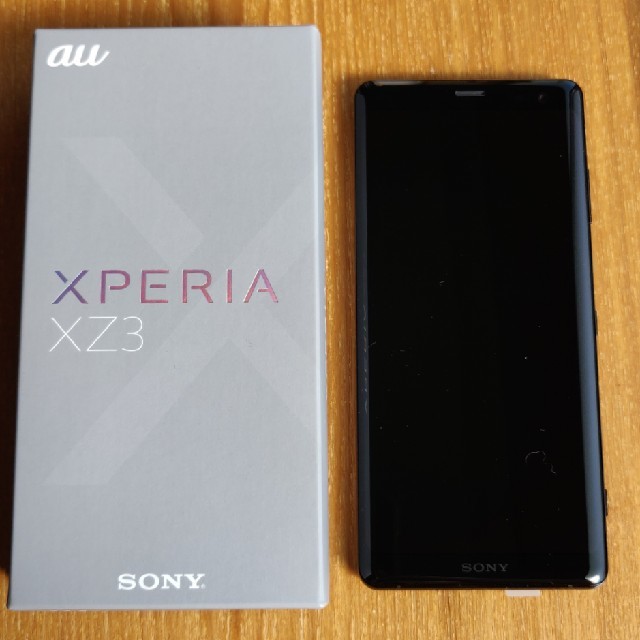 Xperia(エクスペリア)のSONY XPERIA  XZ3 sov39 ブラック simフリー ほぼ未使用 スマホ/家電/カメラのスマートフォン/携帯電話(スマートフォン本体)の商品写真