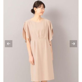 ノーブル(Noble)のノーブル♡パイピングドレープフリルワンピース 【えりりん様専用】(ひざ丈ワンピース)